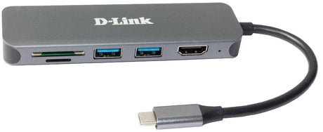 EAN 0790069468582 - D-Link DUB-2327 base para portátil y replicador de puertos Alámbrico USB Tipo C Gris imagen 2