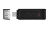 EAN 0740617305371 - Kingston Technology DataTraveler 70 unidad flash USB USB Tipo C 3.2 Gen 1 (3.1 Gen 1) Negro imagen 3