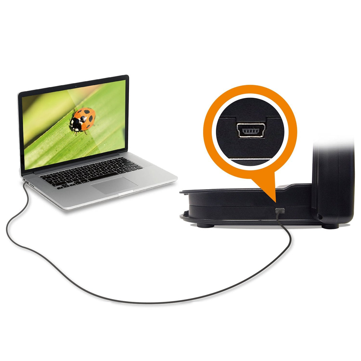 Aver U50+ Cámara De Documentos Negro 25,4 / 3,2 Mm [1 / 3.2] Cmos Usb 2.0