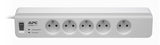EAN 0731304313922 - APC PM5-FR limitador de tensión Blanco 5 salidas AC 230 V 1,83 m imagen 3