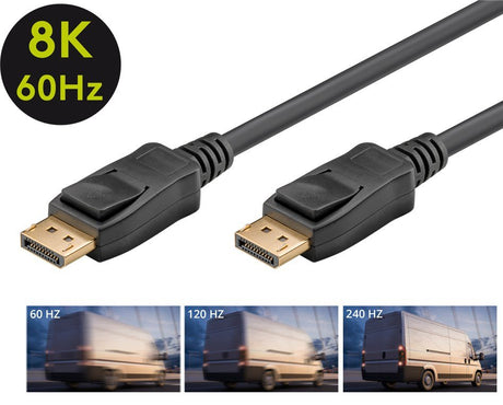 EAN 4040849747793 - Goobay 74779 cable DisplayPort 3 m Negro imagen 3