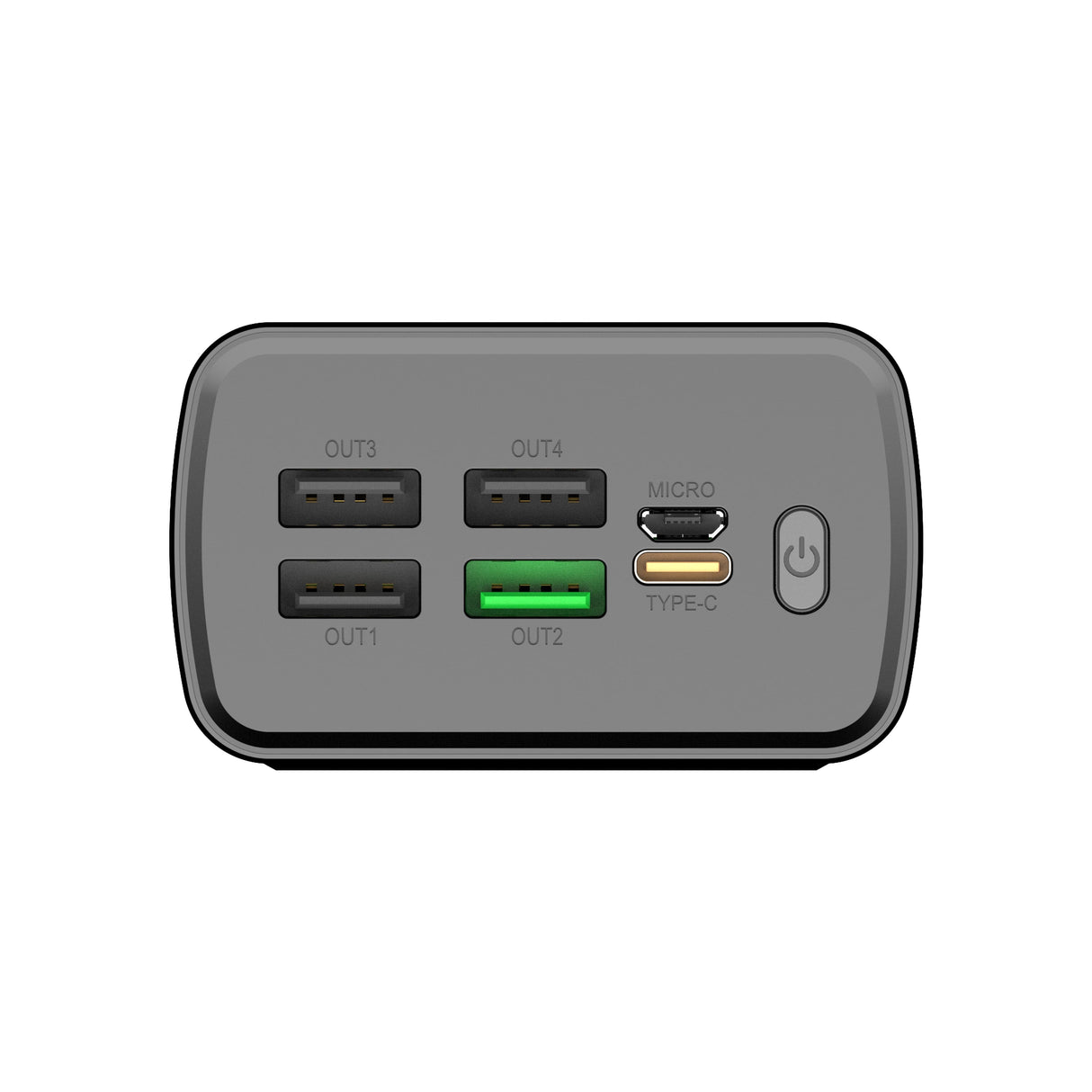 Leotec Powerbank 30000mah 22,5w Pd20w Neg (1 Usb-C+4usb-A Inc Usb-A A Usb-C)