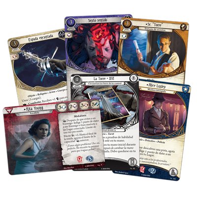 Juego De Mesa Arkham Horror Lcg El Circulo Roto Expansion Investigadores Edad Recomendada 14 Años