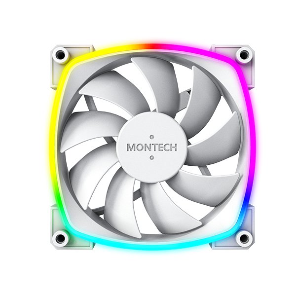Montech Ax120 Pwm Argb Ventilador - 120mm, Blanco