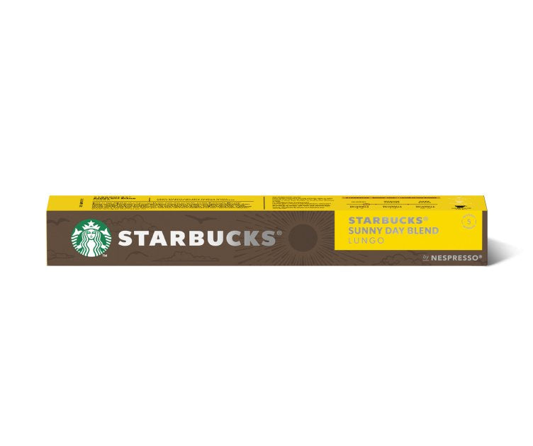 Nespresso Starbucks® Sunny Day Blend Kaffeekapseln, Mild, 10 Unidades