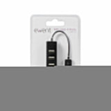 EAN 8032958186804 - Ewent EW1123 hub de interfaz USB 2.0 480 Mbit/s Negro imagen 3