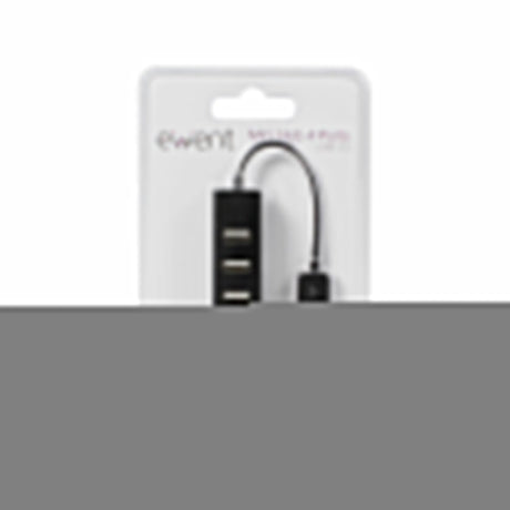 EAN 8032958186804 - Ewent EW1123 hub de interfaz USB 2.0 480 Mbit/s Negro imagen 3