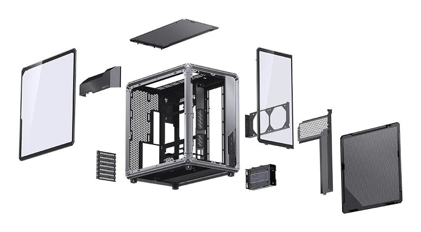 Jonsbo X400 Pc Carcasa, Midi-Tower, Atx, Tempered Glass - Gris