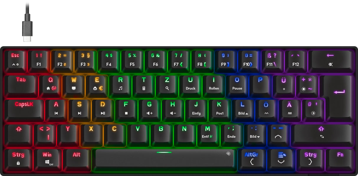EAN 4027301657852 - SPEEDLINK SL-670015-BK teclado Juego USB QWERTZ Alemán Negro imagen 1
