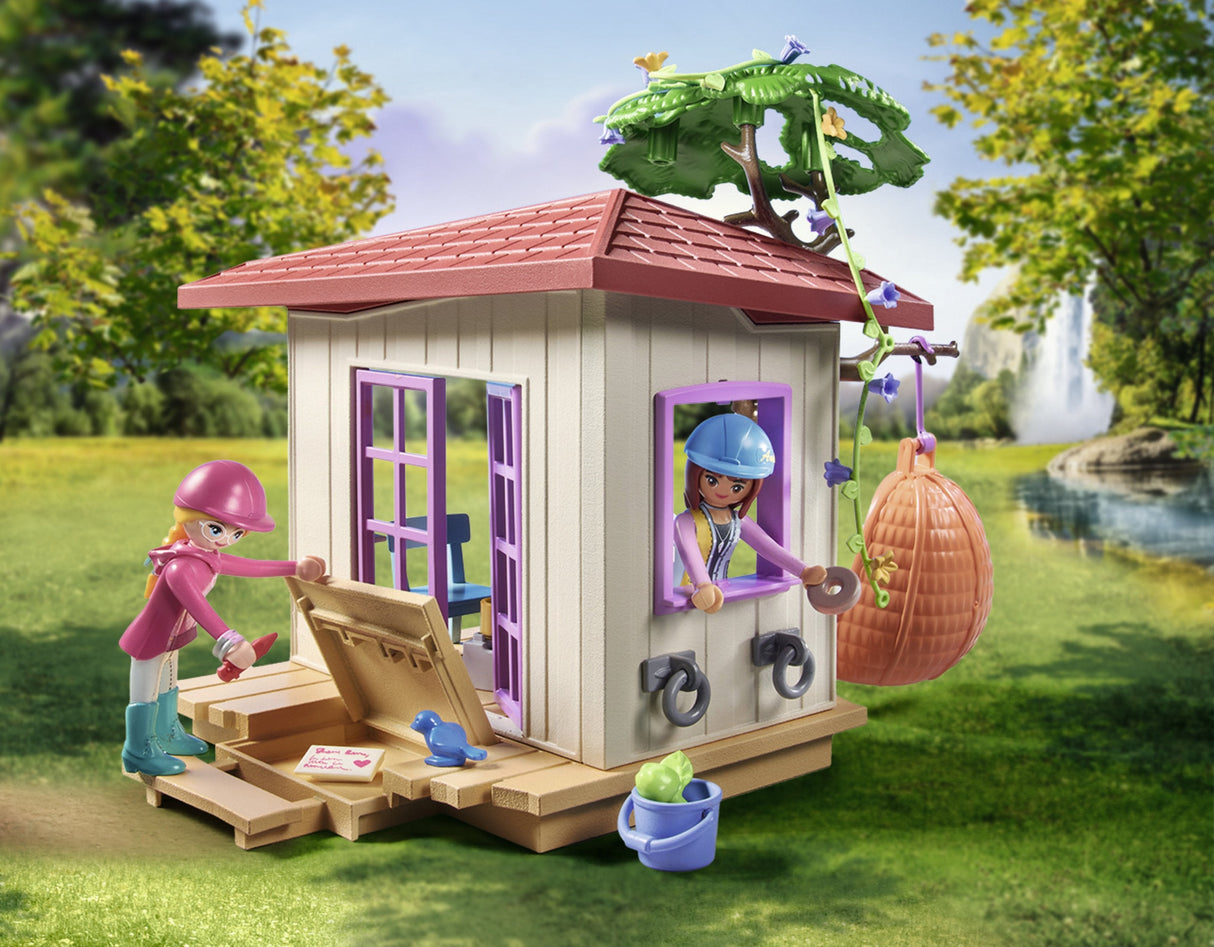 Playmobil 71638 Caballos De La Cascada Casa Club Secreta Para Aficionados A Los Caballos, Juguete De Construcción 71638