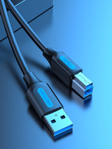 Cable Usb 3.0 Impresora Vention Coobi Usb Tipo-B Macho Usb Macho 3m Negro