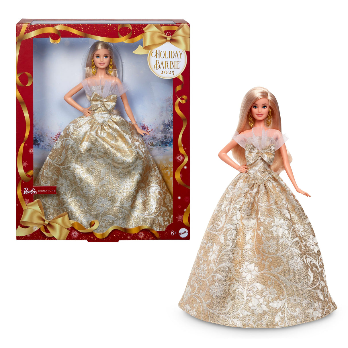 Mattel Barbie Signature Holiday Barbie Blonde Jbh95