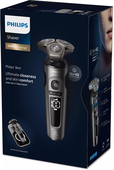 EAN 8720689004343 - Philips SP9872/15 afeitadora Máquina de afeitar de rotación Recortadora Negro, Gris imagen 5