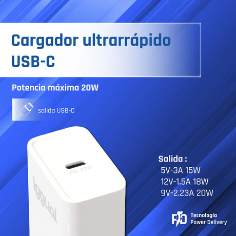 EAN 8435364318164 - iggual IGG318164 cargador de dispositivo móvil Universal Blanco Corriente alterna Interior imagen 4
