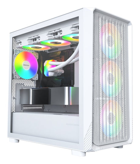 EAN 4710562746273 - Montech X5M (W) carcasa de ordenador Micro Torre Blanco imagen 2