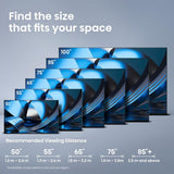 165,1 Cm (65") 3840 X 2160 Pixel Hisense Germany Gmbh 20018725 16:9 4k Ultra Hd Uled 8 Ms Smarttv Hdmi Vesa 400 X 300 Mm Lan Wifi Speaker Vidaa