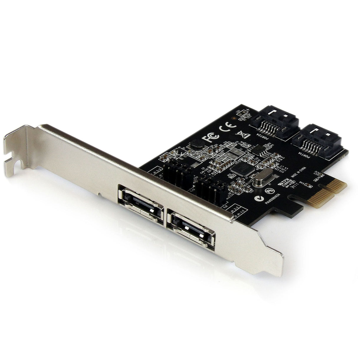 Tarjeta Startech Pexesat322i Pcie X1 Con 2 Puertos Esata