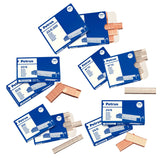 Pack De 25 Unidades Petrus Grapas 22/6 Galvanizadas - Hasta 30 Hojas - Caja De 1000 Grapas - Patilla De 6mm