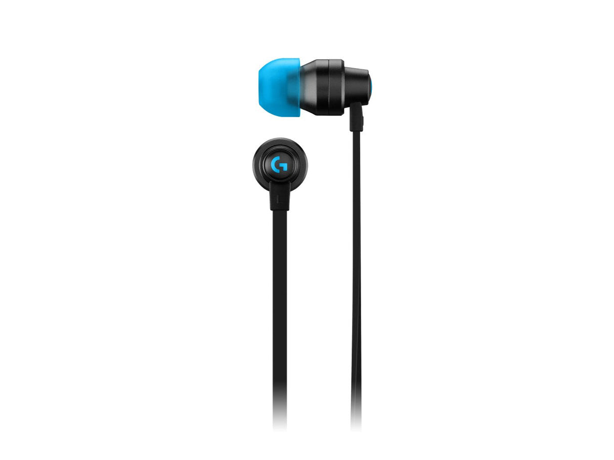 Logitech G333 Auriculares Gaming In-Ear Con Microfono - Adaptador Usb-C - Multiplataforma - Altavoces Dinamicos - Jack 3.5mm - Color Negro/Azul