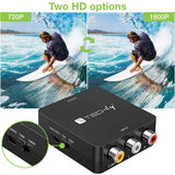 Techly Idata Spdif-6e3 Convertidor Av De Video Y Audio Compuesto 3x Rca A Hdmi 1080p