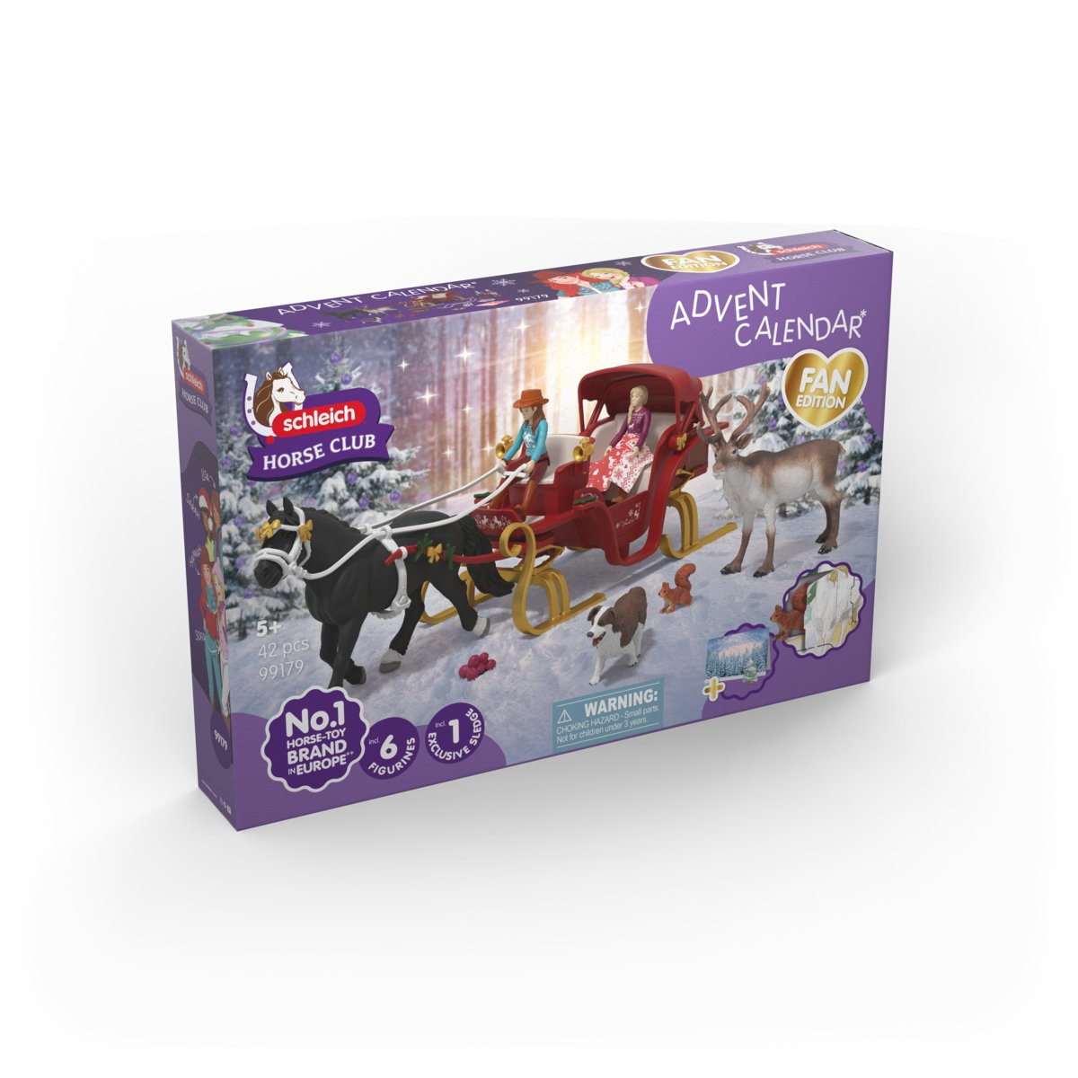 Schleich Schleich Gr. Adventsk. Horse Club - Weihnachtl. Schlittenf. 99179