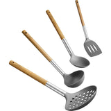 Lamart Lt3900 Juego De Utensilios De Cocina 4 Pieza(S) Marrón, Gris
