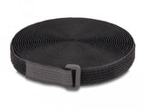 Klettband Auf Rolle Mit Schlaufe L 3 M X B 20 Mm Schwarz