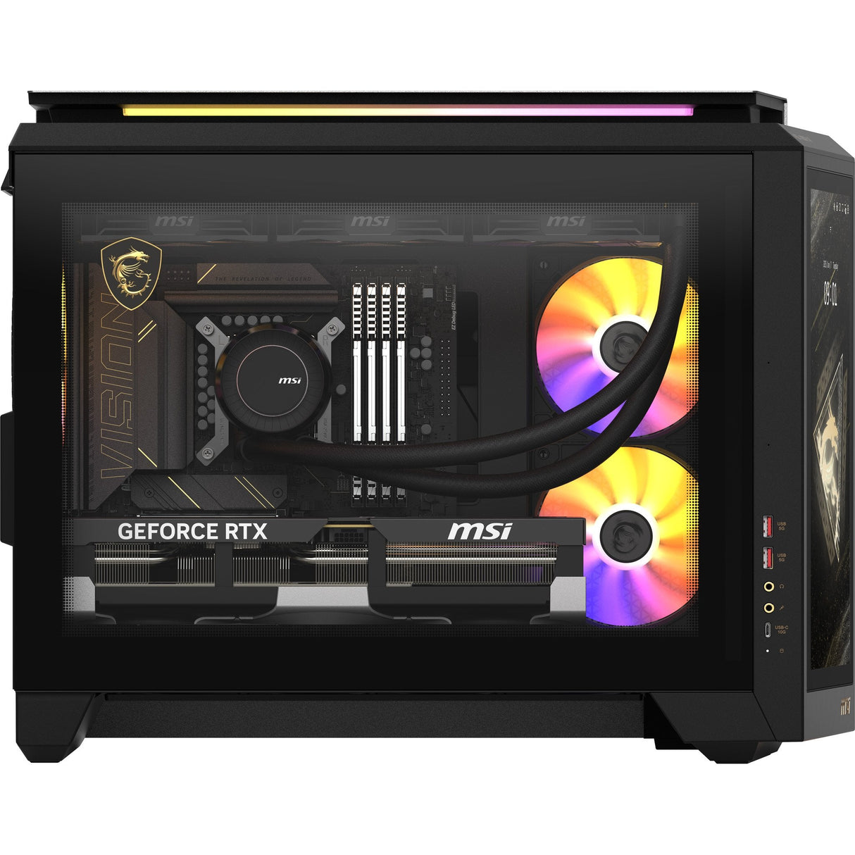 Pc Sobremesa Msi Meg Vision X Ai Intel Core Ultra 7 270k Plus 64gb 2tb Ssd Rtx 5080 Windows 11 Wifi7 Rgb