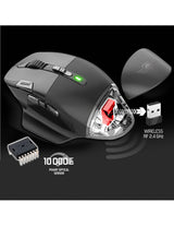 Ratón Gaming Inalámbrico Spirit Of Gamer Xpert M800 Batería Recargable Hasta 10000 Dpi