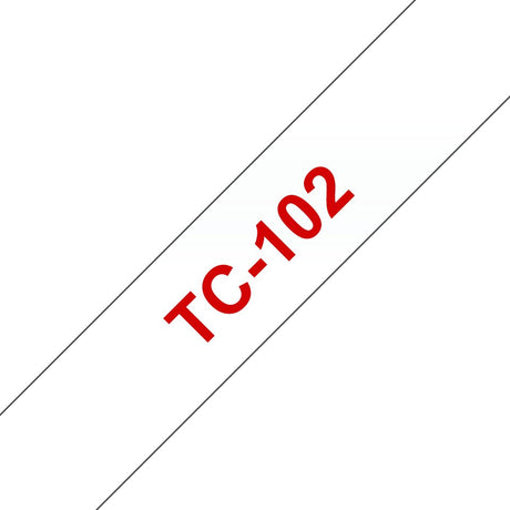 EAN 4977766050494 - Brother TC-102 cinta para impresora de etiquetas imagen 1