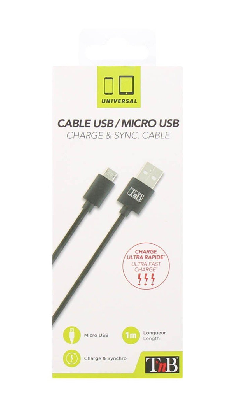Tnb Usb/Micro Usb Cable 1m Black