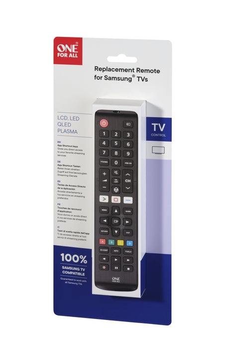 EAN 8716184072635 - One For All TV Replacement Remotes URC4910 mando a distancia IR inalámbrico Botones imagen 3