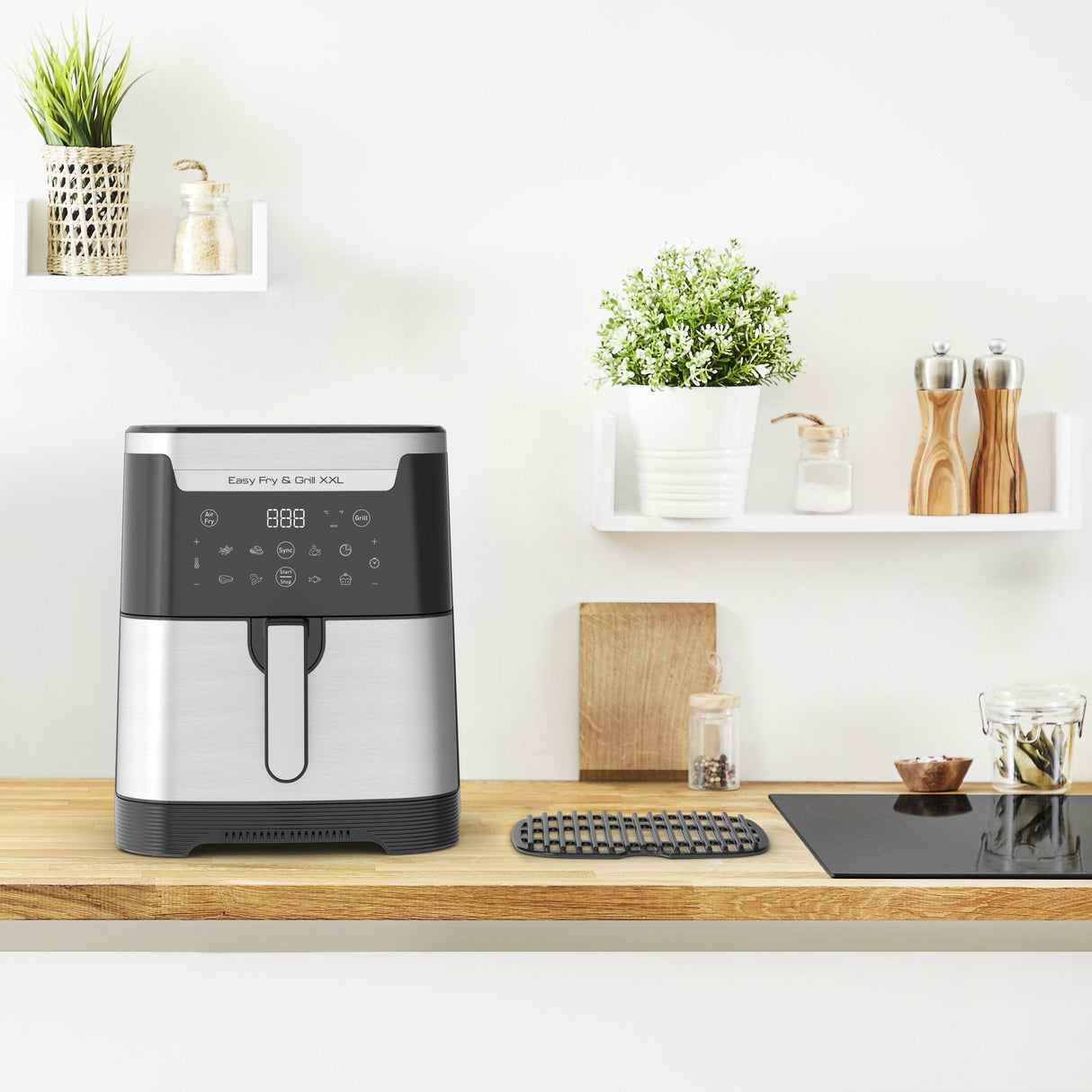 Freidora De Aire  Tefal Airfryer Ey801d Easy Fry & Grill Xxl (Ey801d15)