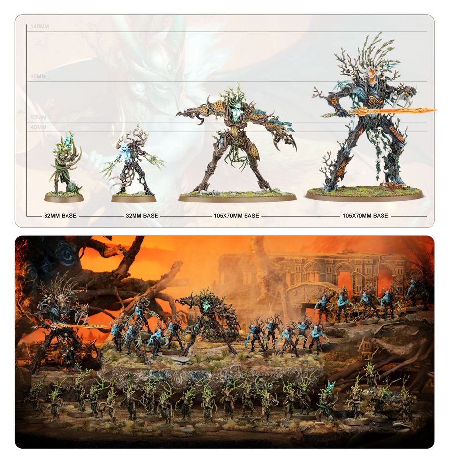 Warhammer Aos - Battleforce Noel 2025 Sylvaneth : Fielbosquet De Parias