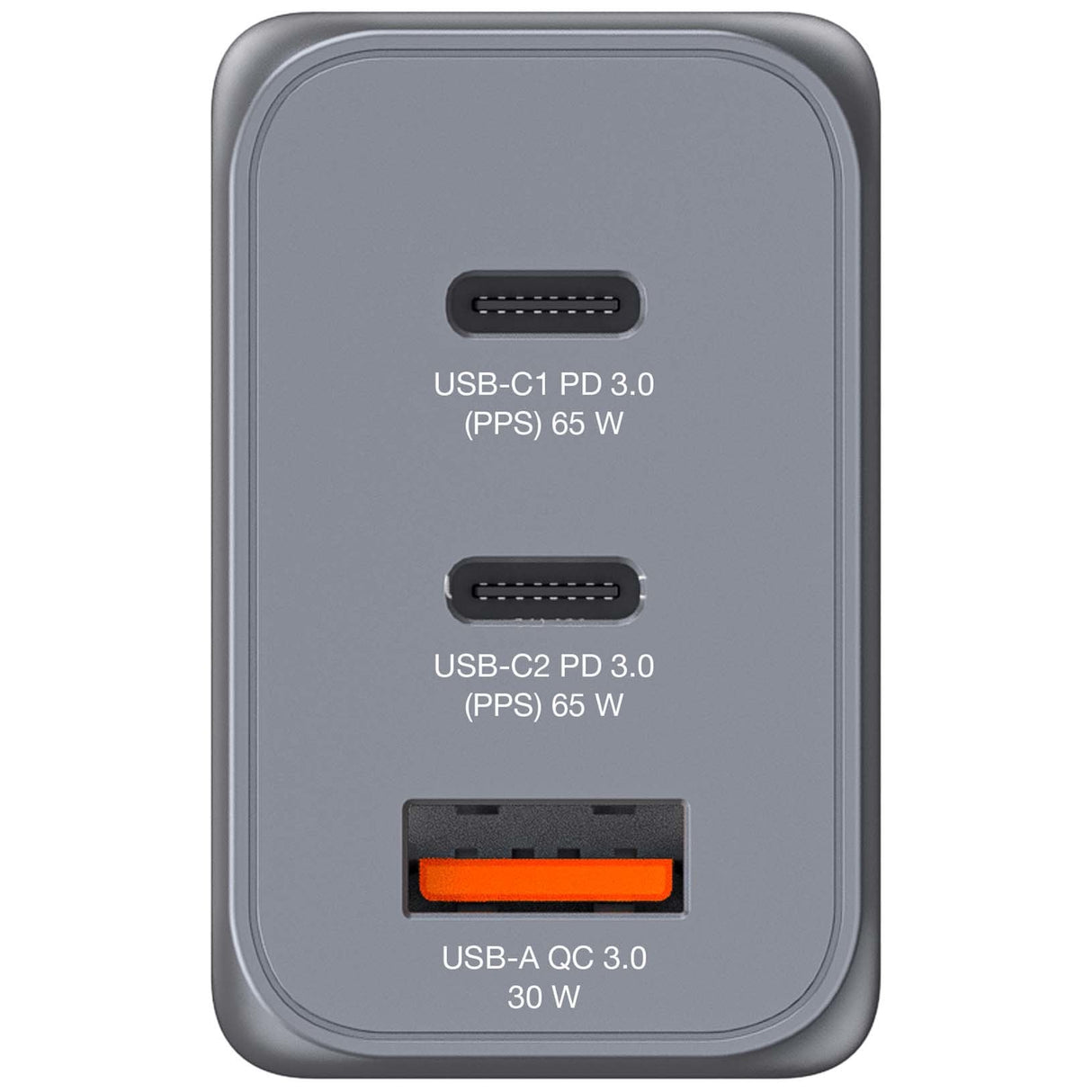 Cargador De Pared Universal Verbatim Gnc-65 2xusb Tipo-C 1xusb 65w