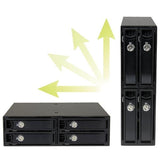 EAN 0065030859837 - StarTech.com SATSASBP425 panel bahía disco duro 13,3 cm (5.25") Bandeja para disco duro Negro imagen 6