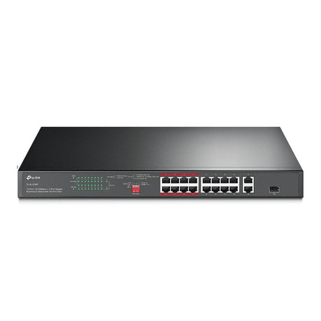 EAN 6935364052812 - TP-Link TL-SL1218P switch No administrado Gigabit Ethernet (10/100/1000) Energía sobre Ethernet (PoE) 1U  imagen 1
