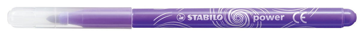 Stabilo Power Pack De 18 Rotuladores De Colores - Punta Media De 2mm - Tinta Lavable - Capuchon Ventilado - Colores Surtidos