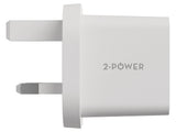 EAN 5056304398195 - 2-Power 2PWC12W01-UK cargador de dispositivo móvil Blanco imagen 2