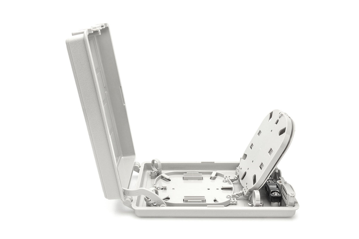 Caja De Distribución De Fibra Óptica, 6 Empalmes Para 8 Sc S