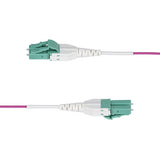 Startech 40m Lc-Lc Upc Om4multimode Glasfasercable Erika Violett 50 125 40g 100g Uniboot Lwl Cable De Red Ofnr Cable