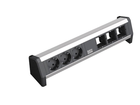 EAN 4016514030453 - Bachmann 902.002 base múltiple 3 salidas AC Negro, Plata imagen 1