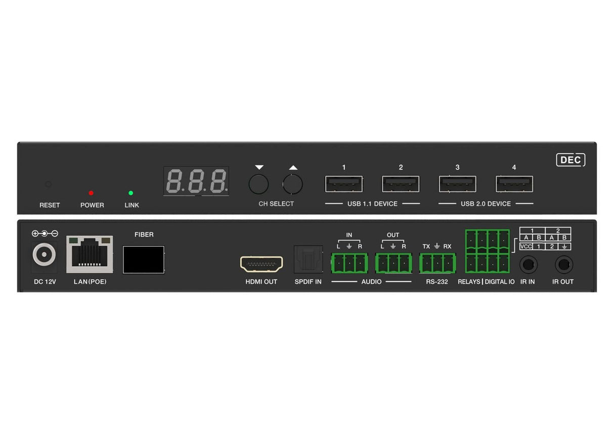 Av Over Ip 4k60hz Jpeg2000  Videowall / Matrix - Decoder