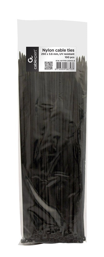 Gembird Bridas De Nylon 25cm 3,6 Mm Negro (100 Und)
