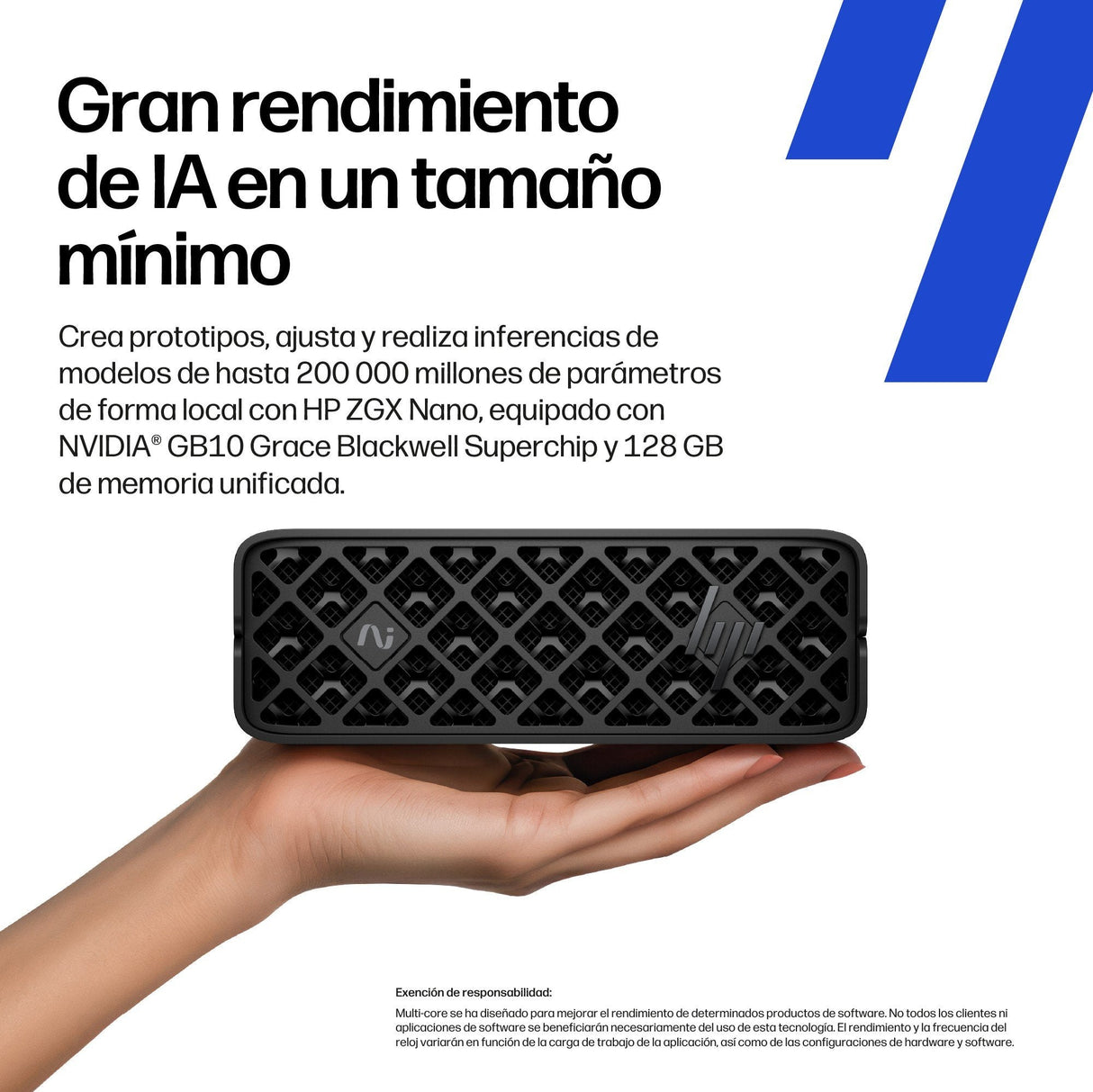 Hp Zgx Nano G1n Ai Nvidia Gb10 128gb 4tbssd Nvidia Dgx