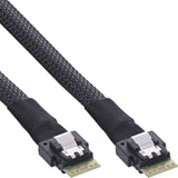 Cable Sas Delgado Inline, Sff-8654 A Sff-8654, 24 Gb/S, 1 M
