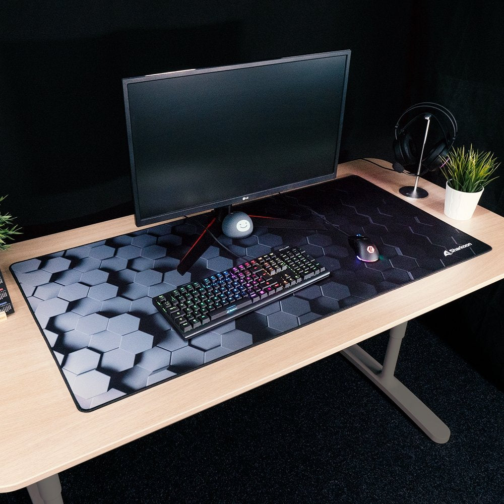 Alfombrilla Gaming Sharkoon Skiller Sgp30 Big Hex 120cmx60cm