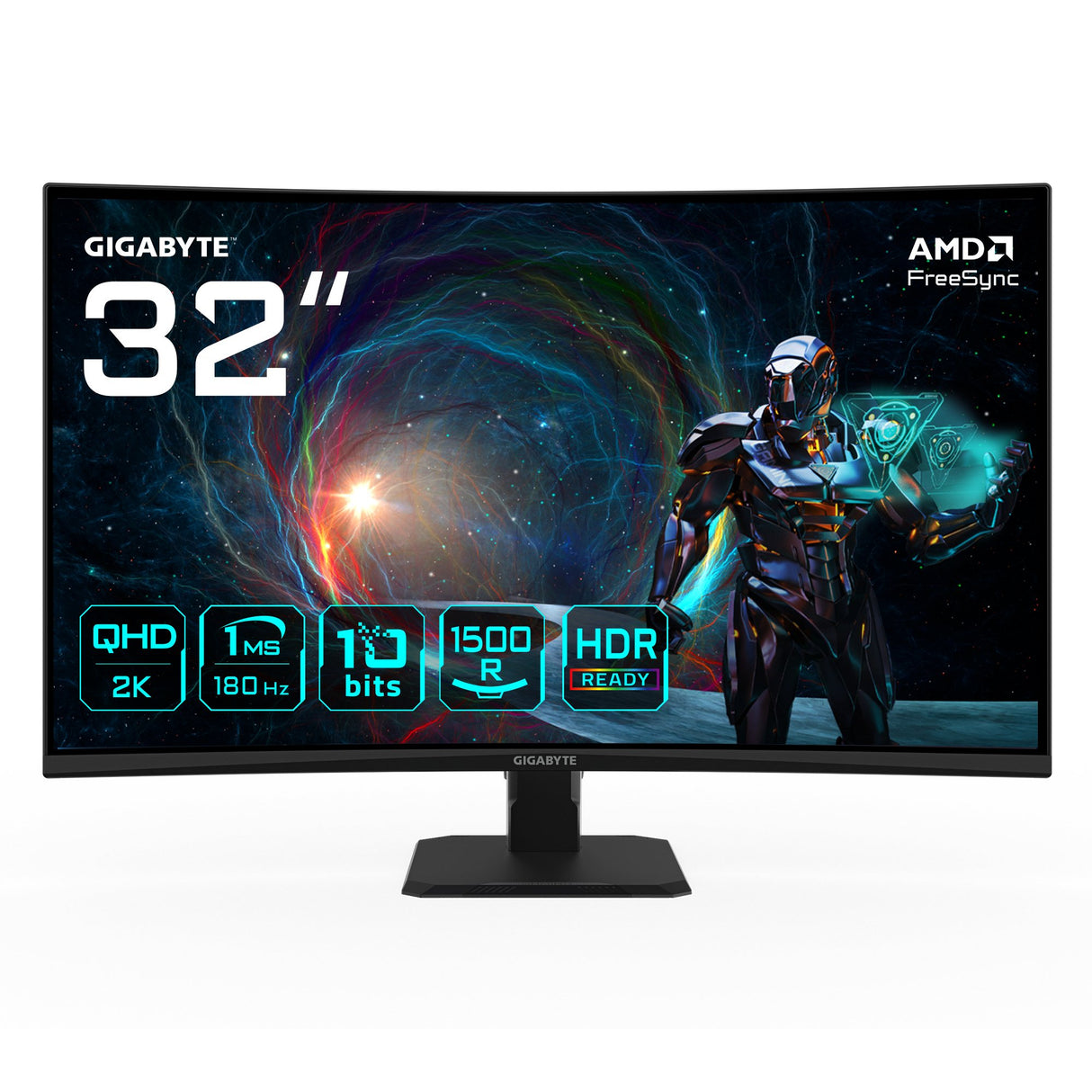 EAN 4719331863548 - GIGABYTE GS32QCA pantalla para PC 80 cm (31.5") 2560 x 1440 Pixeles Quad HD LED Negro imagen 1