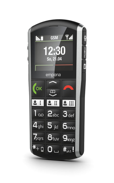 EAN 9005613161194 - Emporia emporiaSIMPLICITY 5,08 cm (2") 90 g Negro, Plata Teléfono para personas mayores imagen 11