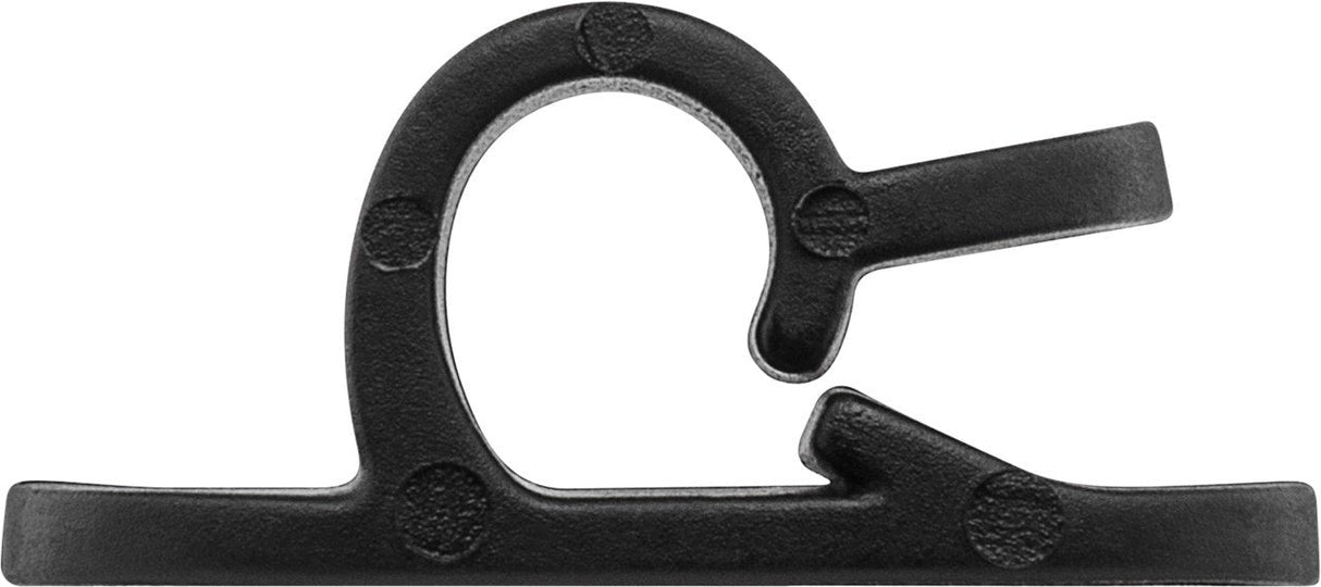 Goobay 70684 Organizador De Cables Clip Para Cable Escritorio/Pared Negro 6 Pieza(S)